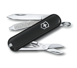 ŠVEICARIšKAS PEILIUKAS VICTORINOX CLASSIC DARK SD ILLUSION, 0.6223.3G
