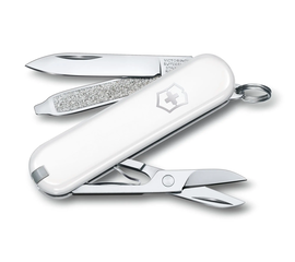 ŠVEICARIšKAS PEILIUKAS VICTORINOX CLASSIC FALLING SD SNOW, 0.6223.7G