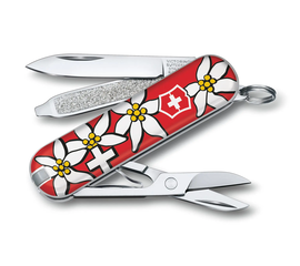 ŠVEICARIšKAS PEILIUKAS VICTORINOX CLASSIC SD EDELWEISS, 0.6223.840