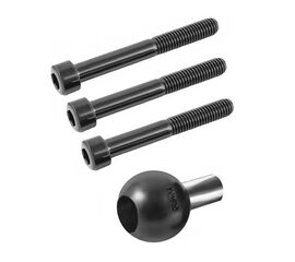 RAM MOTORCYCLE BASE W HOLE M8 SCREW, RAM-B-367U