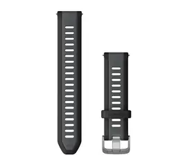 GARMIN GREITAI ATSEGAMA 20 MM JUODOS/SKALūNO PILKOS SPALVOS APYRANKė, 010-11251-AG