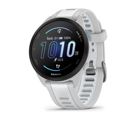 GARMIN FORERUNNER 165 MUSIC PILKšVOS / BALTOJO AKMENS SPALVOS, 010-02863-31