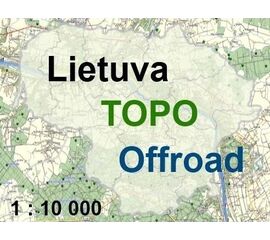 GARMIN LIETUVOS TOPO žEMėLAPIS, LT-TOPO