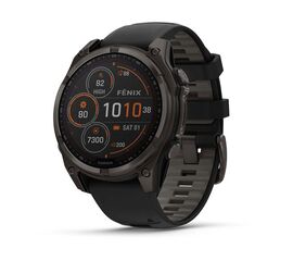 GARMIN FENIX 8 51MM, SAPPHIRE SOLAR, JUODAS, 010-02907-11