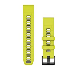 GARMIN QUICKFIT 26MM GELTONA/GRAFITO SILIKONINė APYRANKė, 010-13393-08