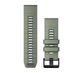 GARMIN QUICKFIT 26MM GLUOSNIO žALIA/GRAFITO SILIKONINė APYRANKė, 010-13393-04
