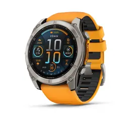 GARMIN FENIX 8 51MM, AMOLED, TITANO SPALVOS, 010-02905-11