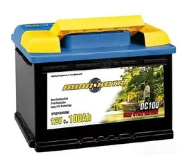 AKUMULIATORIUS MINN KOTA 100 AH SU GNYBTAIS, MINNK-96007