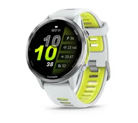 GARMIN FORERUNNER 970 TITANO SPALVOS IR BALTOJO AKMENS KORPUSU, 010-02969-11