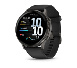 GARMIN VENU 4 - 45 MM, JUODAS SKALūNAS, 010-03014-00