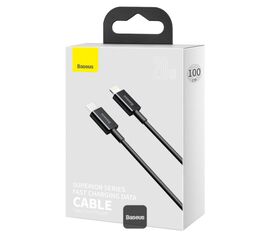 BASEUS GREITO KROVIMO LAIDAS USB TYPE C - IPHONE 20W 1M., 6953156205307