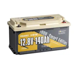 POWER QUEEN 12V 140AH LIFEPO4 IšMANUSIS AKUMULIATORIUS, PQ-12V-140-S