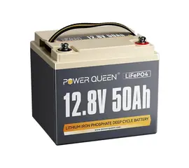 POWER QUEEN 12V 50AH LIFEPO4 AKUMULIATORIUS, PQ-12V-50