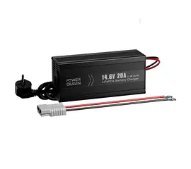 POWER QUEEN 14.6V 20A LIFEPO4 įKROVIKLIS 12V LIFEPO4 AKUMULIATORIUI, PQ-14.6V-20A-12V