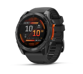 GARMIN FENIX 8 51MM, AMOLED GLASS, JUODAS, 010-02905-00