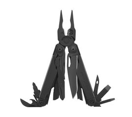 LEATHERMAN SURGE BLACK MOLLE DAUGIAFUNKCIS įRANKIS SU 21 UNIVERSALIU IR TVIRTU įRANKIU, 831333