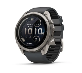 GARMIN FENIX 9 PRO INREACH 51MM – TITANO SPALVOS GRAFITO / JUODU DIRžELIU, 010-04337-21