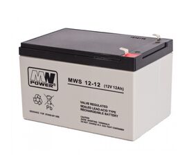 MWPOWER MWS 12V 12AH AGM AKUMULIATORIUS, MWS12-12