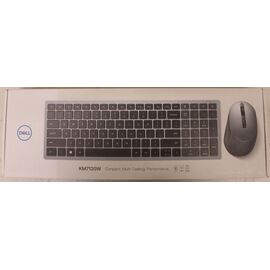 SALE OUT. DELL KEYBOARD AND MOUSE KM7120W WIRELESS US/LT | SALE OUT. DELL PRO PLUS KM7120W | KEYBOARD AND MOUSE SET | WIRELESS | MOUSE INCLUDED | BLUETOOTH | WIRELESS CONNECTION | LITHUANIAN | TITAN GRAY | DEMO, UNPACKED BATTERIES, 580-AIWM_LTSO
