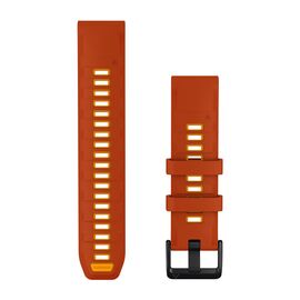 GARMIN QUICKFIT 22 TAMSIAI ORANžINė SILIKONINė APYRANKė, 010-14507-03
