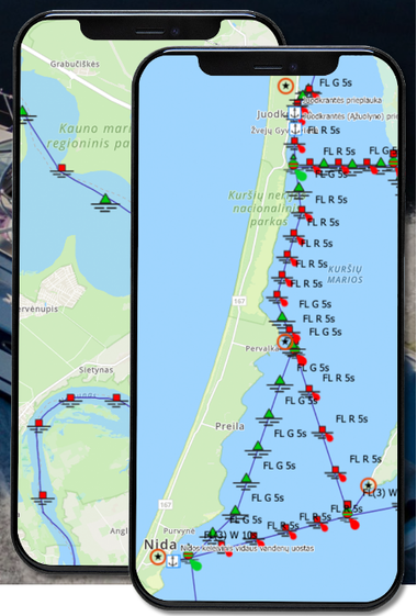 LIETUVOS VIDAUS VANDENS KELIų INTERAKTYVUS NAVIGACIJOS E-žEMėLAPIS