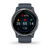 GARMIN VENU 2 SIDABRO SPALVOS NERūDIJANčIOJO PLIENO APVADAS, SU „GRANITE BLUE“ MėLYNU KORPUSU IR SILIKONINIU DIRžELIU, 010-02430-10