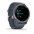 GARMIN VENU 2 SIDABRO SPALVOS NERūDIJANčIOJO PLIENO APVADAS, SU „GRANITE BLUE“ MėLYNU KORPUSU IR SILIKONINIU DIRžELIU, 010-02430-10