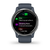 GARMIN VENU 2 SIDABRO SPALVOS NERūDIJANčIOJO PLIENO APVADAS, SU „GRANITE BLUE“ MėLYNU KORPUSU IR SILIKONINIU DIRžELIU, 010-02430-10