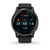 GARMIN VENU 2 SKALūNO SPALVOS NERūDIJANčIOJO PLIENO APVADAS, SU JUODU KORPUSU IR SILIKONINIU DIRžELIU, 010-02430-11