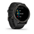 GARMIN VENU 2 SKALūNO SPALVOS NERūDIJANčIOJO PLIENO APVADAS, SU JUODU KORPUSU IR SILIKONINIU DIRžELIU, 010-02430-11