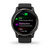 GARMIN VENU 2 SKALūNO SPALVOS NERūDIJANčIOJO PLIENO APVADAS, SU JUODU KORPUSU IR SILIKONINIU DIRžELIU, 010-02430-11