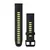 Garmin QuickFit 20 mm juodai geltona silikoninė apyrankė