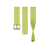 SUUNTO 22MM LIGHT LIME SILIKONINė APYRANKė, SS050882000