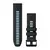 Garmin QuickFit 26 mm juodai mėlyna silikoninė apyrankė