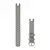 GARMIN LILY 14MM PADIDINTA PILKOS SPALVOS ODINė APYRANKė SU KREMINėS AUKSO SPALVOS SAGTIMI, 010-13068-A8