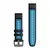GARMIN QUICKFIT 22MM JUODAI MėLYNA SILIKONINė APYRANKė, 010-13280-05