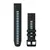 Garmin QuickFit 22 mm juodai mėlyna silikoninė apyrankė