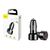ĮKROVIKLIS AUTOMOBILINIS BASEUS SERIES SU LED EKRANU IR 2 USB QUICK CHARGE 45W JUODAS CCMLC20C-01, 6953156293182