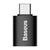ADAPTERIS BASEUS INGENUITY SERIES TYPE-C TO USB-A3.1 OTG JUODAS ZJJQ000001, 6932172605643