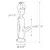 UNPKD RAM UNIVERSAL STRAP BASE, RAM-108U