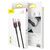 USB KABELIS BASEUS CAFULE TYPE-C 2.0M 2.0A PILKAS-JUODAS CATKLF-CG1, 6953156278233