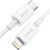 USB KABELIS BASEUS SUPERIOR Iš TYPE-C į LIGHTNING PD 20W 1.0M BALTAS CATLYS-A02, 6953156205314