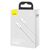 USB KABELIS BASEUS SUPERIOR Iš TYPE-C į LIGHTNING PD 20W 1.0M BALTAS CATLYS-A02, 6953156205314