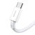 USB KABELIS BASEUS SUPERIOR Iš USB į TYPE-C 66W 2.0M BALTAS CATYS-A02, 6953156205529