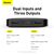 IšORINė BATERIJA POWER BANK BASEUS BIPOW TYPE-C PD+2XQUICK CHARGE 3.0 15W 10000MAH SU EKRANU JUODA PPBD050001, 6932172618193