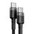 USB KABELIS BASEUS CAFULE PD100W TYPE-C 2.0M PILKAS-JUODAS CATKLF-ALG1, 6953156216365