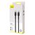 USB KABELIS BASEUS CAFULE PD100W TYPE-C 2.0M PILKAS-JUODAS CATKLF-ALG1, 6953156216365