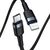 USB KABELIS BASEUS CAFULE PD20W TYPE-C TO LIGHTNING 1.0M PILKAS-JUODAS CATLKLF-G1, 6953156297449