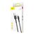 USB KABELIS BASEUS CAFULE USB-A TO LIGHTNING 2.4A 1.0M PILKAS-JUODAS CALKLF-BG1, 6953156274976