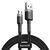 USB KABELIS BASEUS CAFULE TYPE-C 2.0M 2.0A PILKAS-JUODAS CATKLF-CG1, 6953156278233